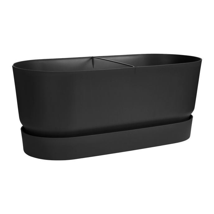 greenville terrase 80cm roues living noir